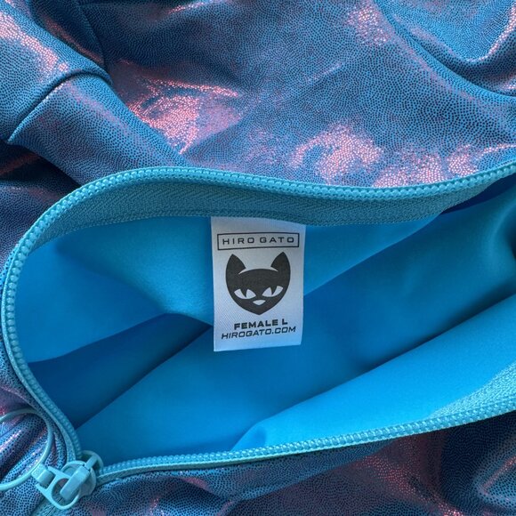 HIRO GATO Mystique Metallic Spandex Leotard L LARGE BRAND NEW LIMITED L@@K - Picture 9 of 12